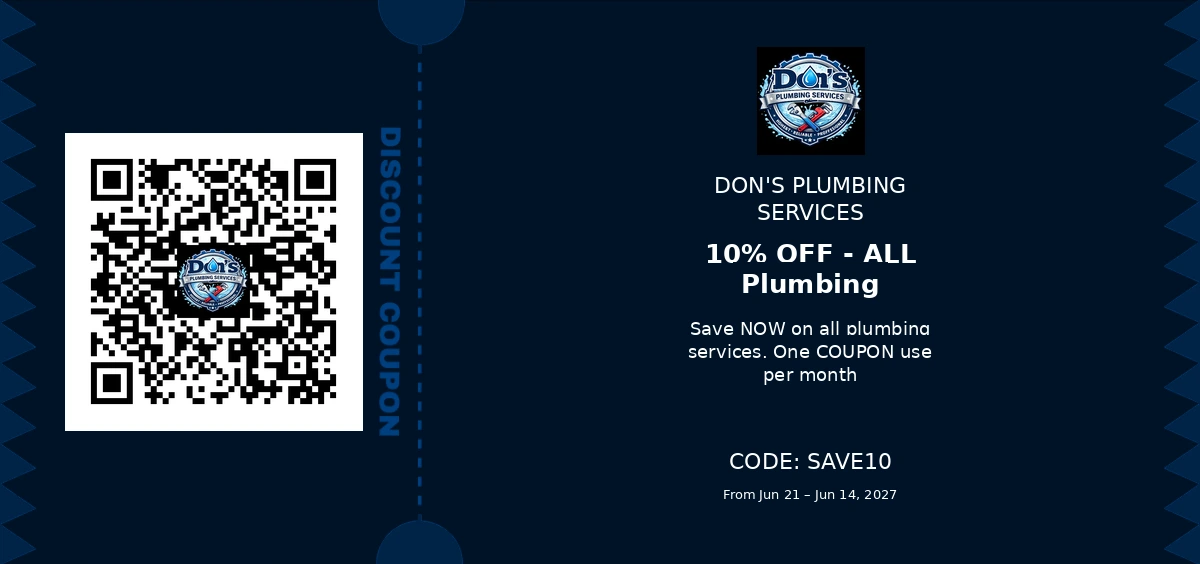 10% OFF - ALL Plumbing Services