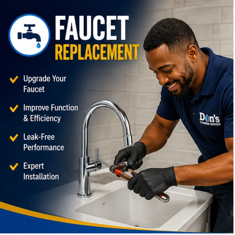 Kitchen and Bathroom Faucet - Installation and Repairs - Don's Plumbing Services - Kalamazoo, MI